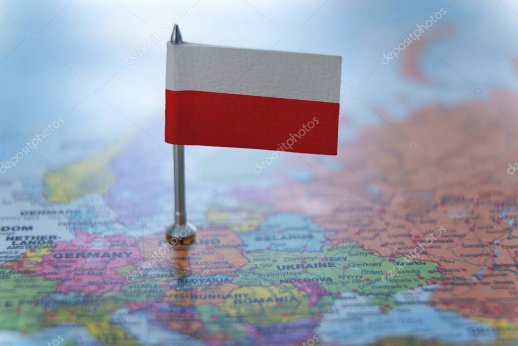 Zaznaczone regiony obsługi na mapie